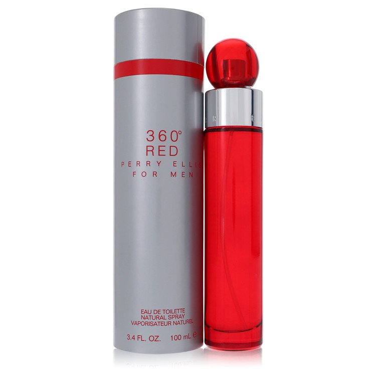 Perry Ellis 360 Red by Perry Ellis Eau De Toilette Spray 3.4 oz Perry Ellis 360 Red by Perry Ellis Eau De Toilette Spray 3.4 oz